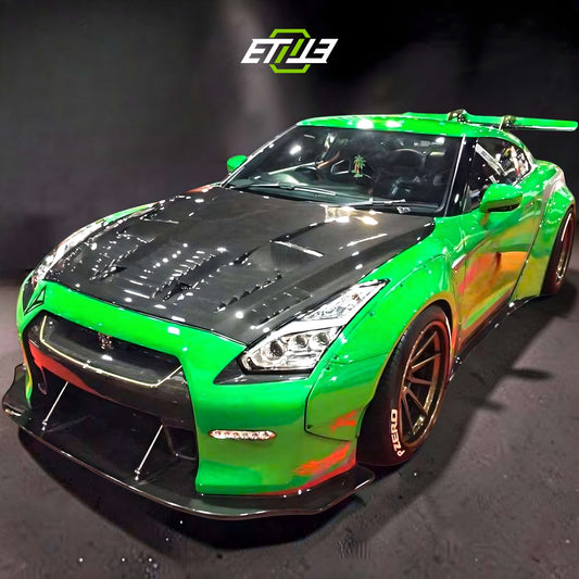 ETi NISSAN R35 08-15 GT500 Carbon Fiber Hood