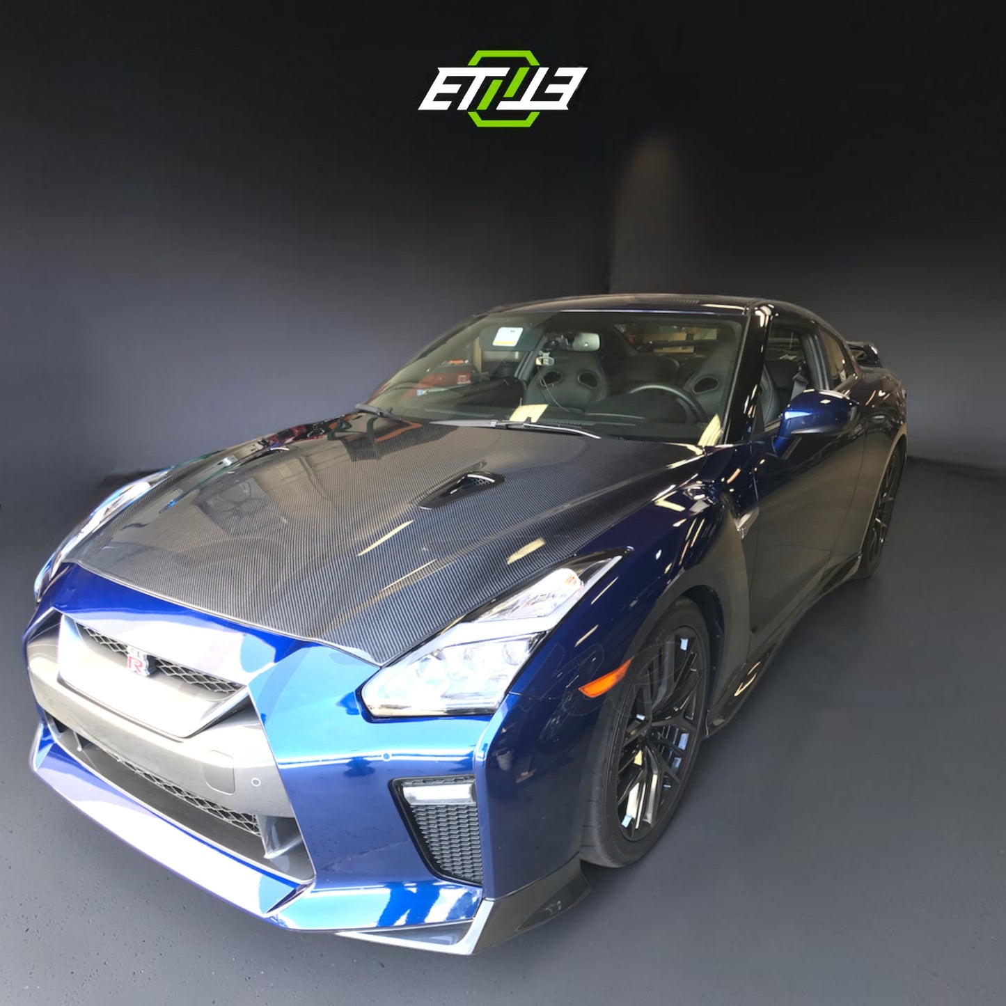 ETi NISSAN R35 08-15 GT Carbon Fiber Hood | SKU: ETI-HN01321-CF | ID: 10658250096921 | Shopifydevstudio