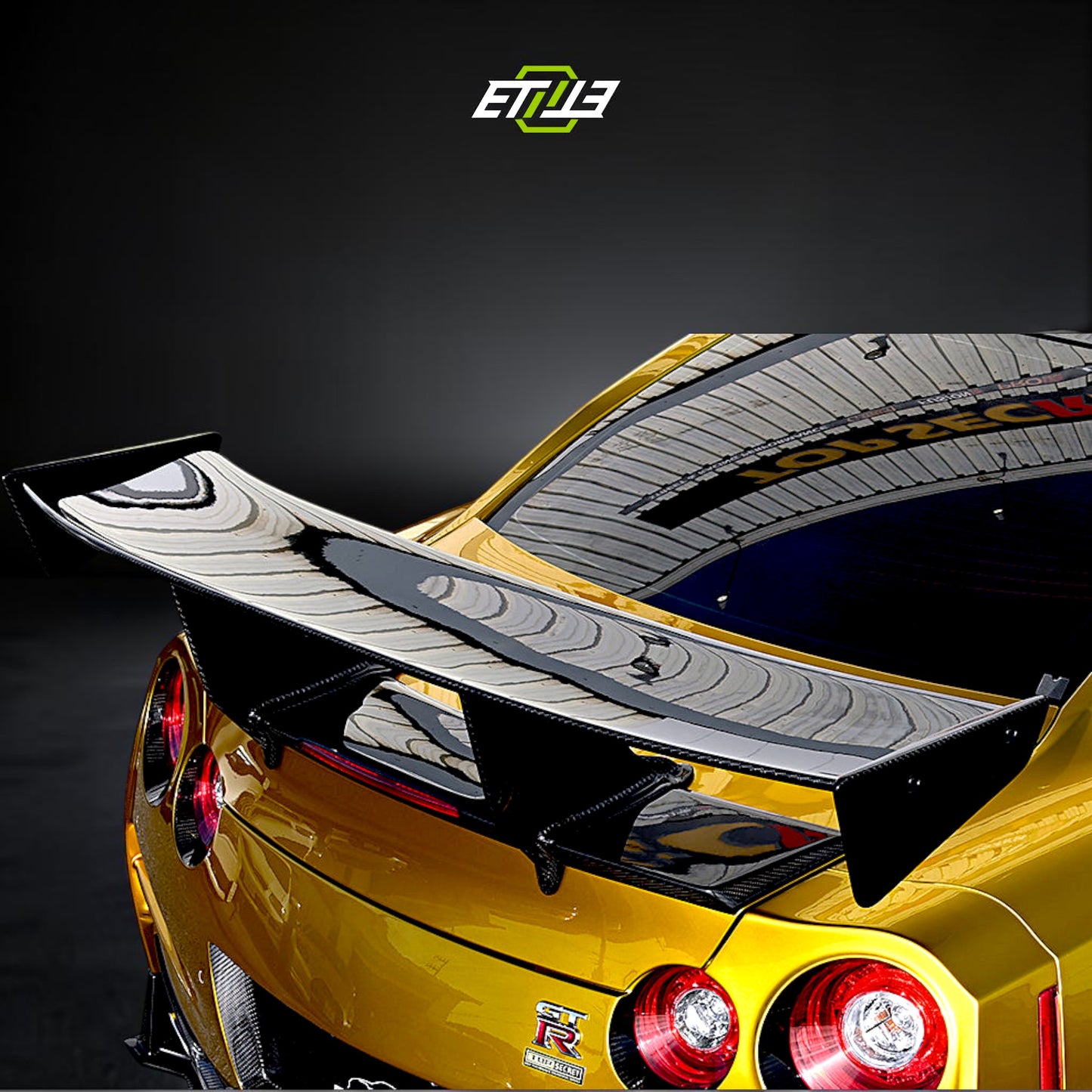 ETi NISSAN R35 TOP Carbon Fiber Spoiler | SKU: ETI-SN01723-CF | ID: 10658252194073 | Shopifydevstudio