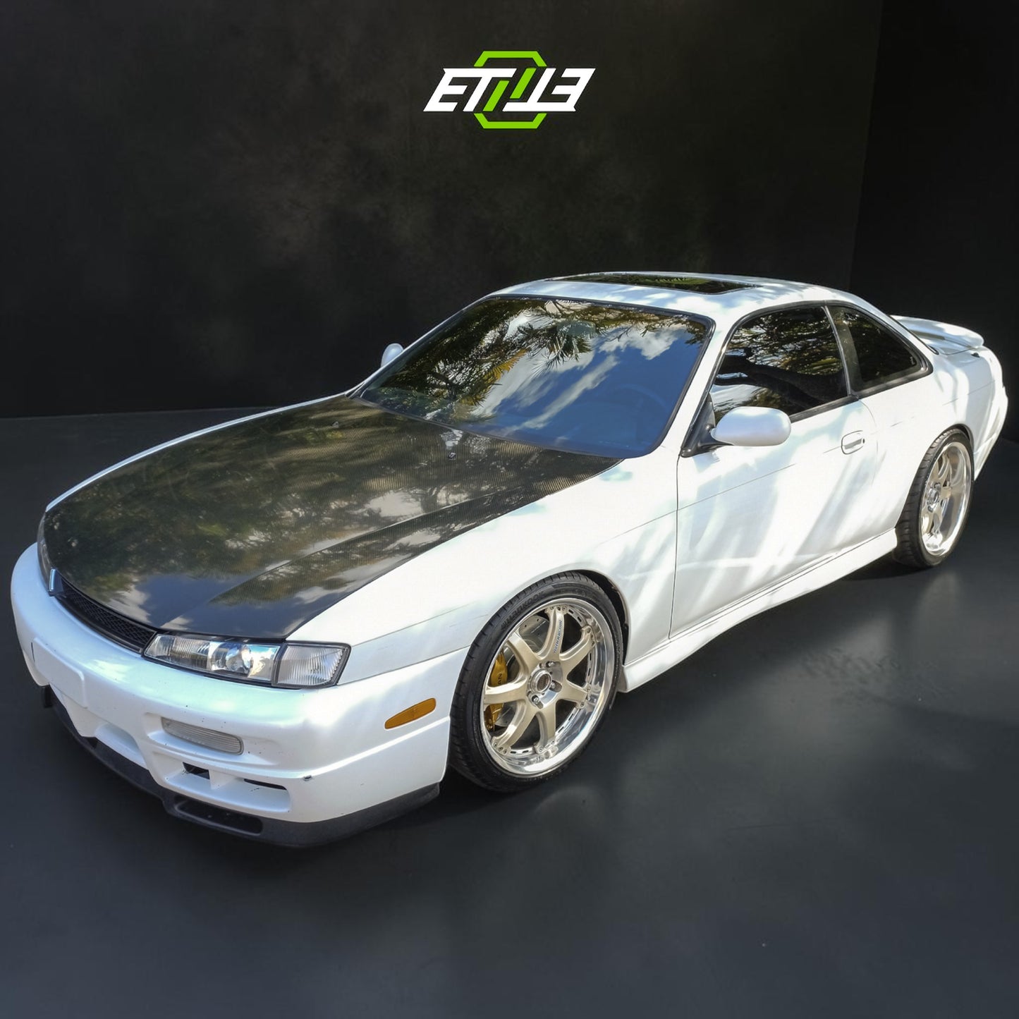 ETi NISSAN S14 MC ETi Carbon Fiber Hood | SKU: ETI-HN00067-CF | ID: 10658249212185 | Shopifydevstudio