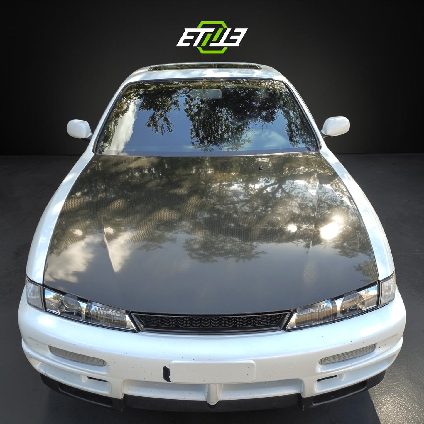 ETi NISSAN S14 MC ETi Carbon Fiber Hood | SKU: ETI-HN00067-CF | ID: 10658249212185 | Shopifydevstudio