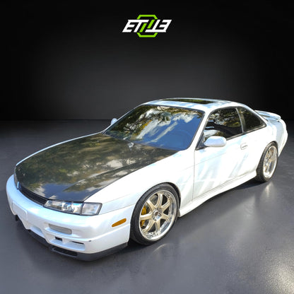 ETi NISSAN S14 MC ETi Carbon Fiber Hood | SKU: ETI-HN00067-CF | ID: 10658249212185 | Shopifydevstudio