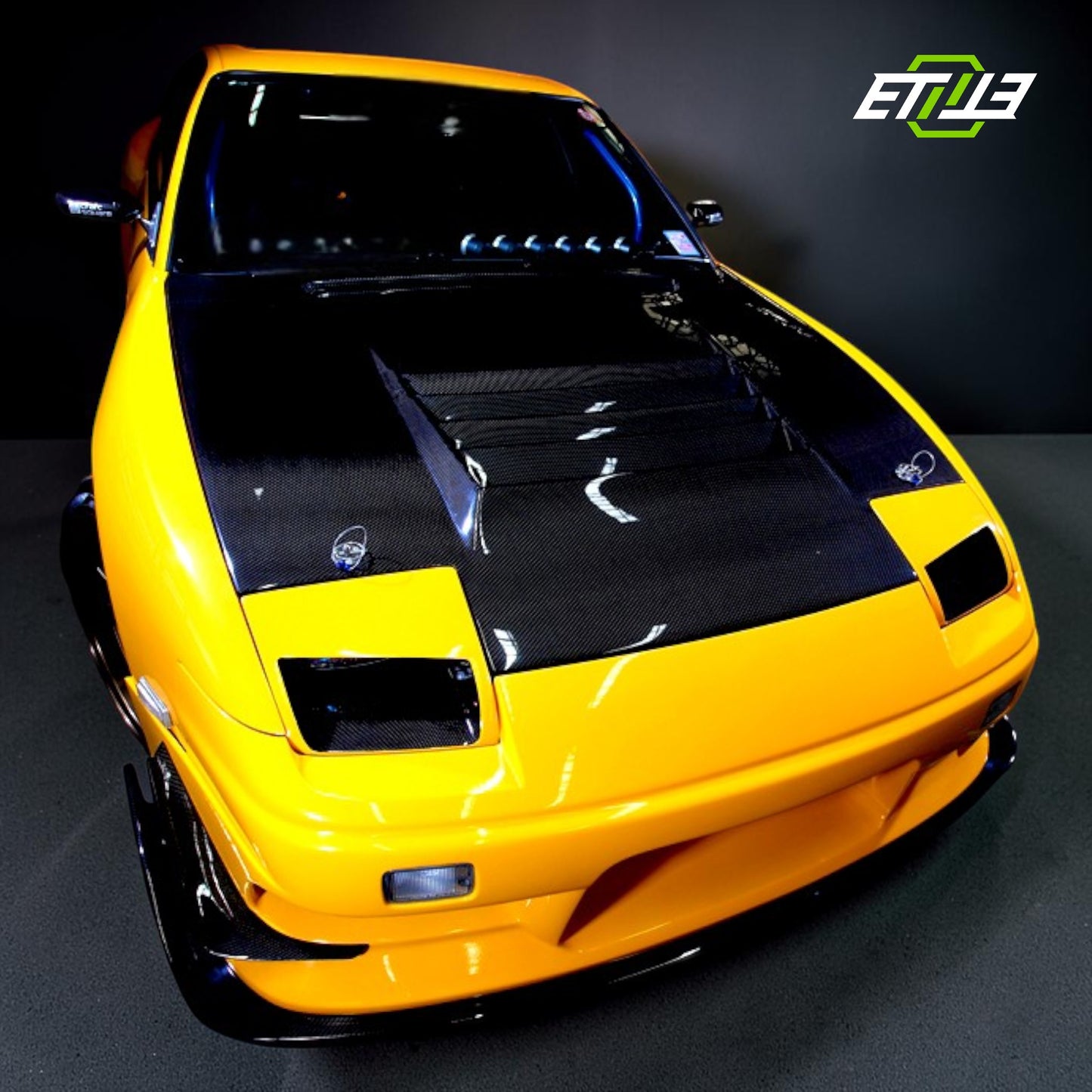 ETi Nissan 200SX/180SX Carbon Fiber Front Bumper Lip - Photo 3