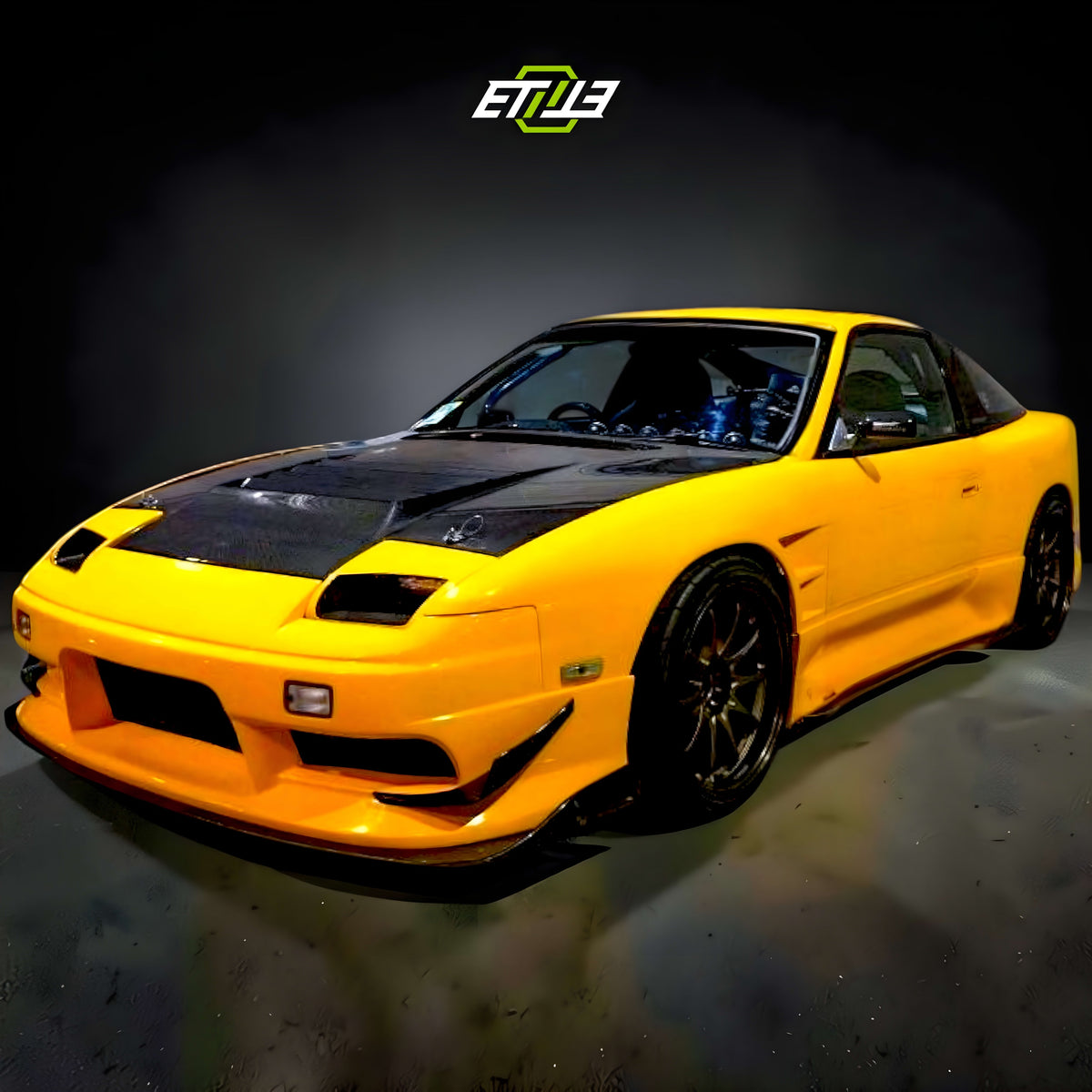 ETi Nissan 200SX/180SX Carbon Fiber Bumper Canards