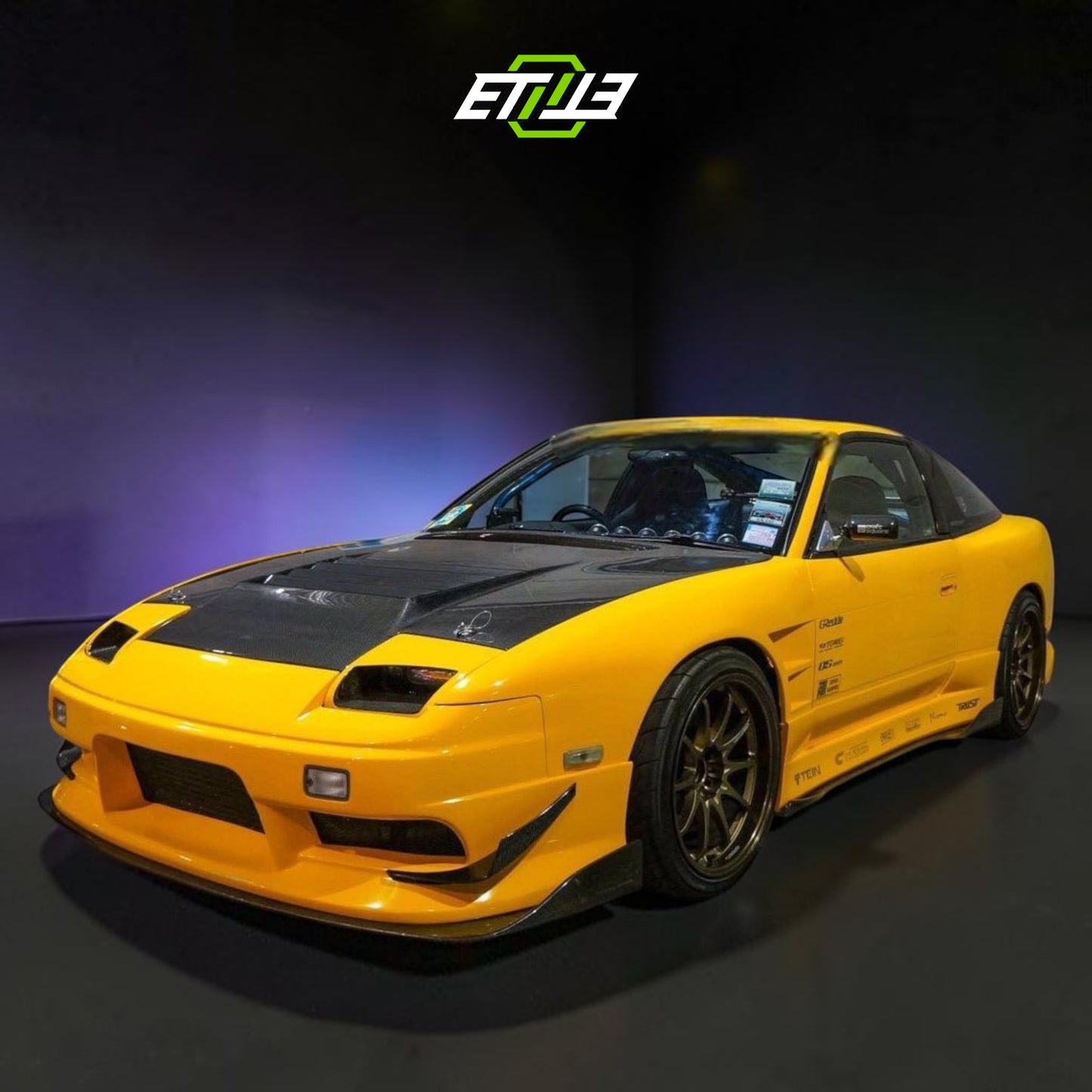 ETi Nissan 200SX JP JP Carbon Fiber Hood | SKU: ETI-HN00132-CF | ID: 10658249015577 | Shopifydevstudio