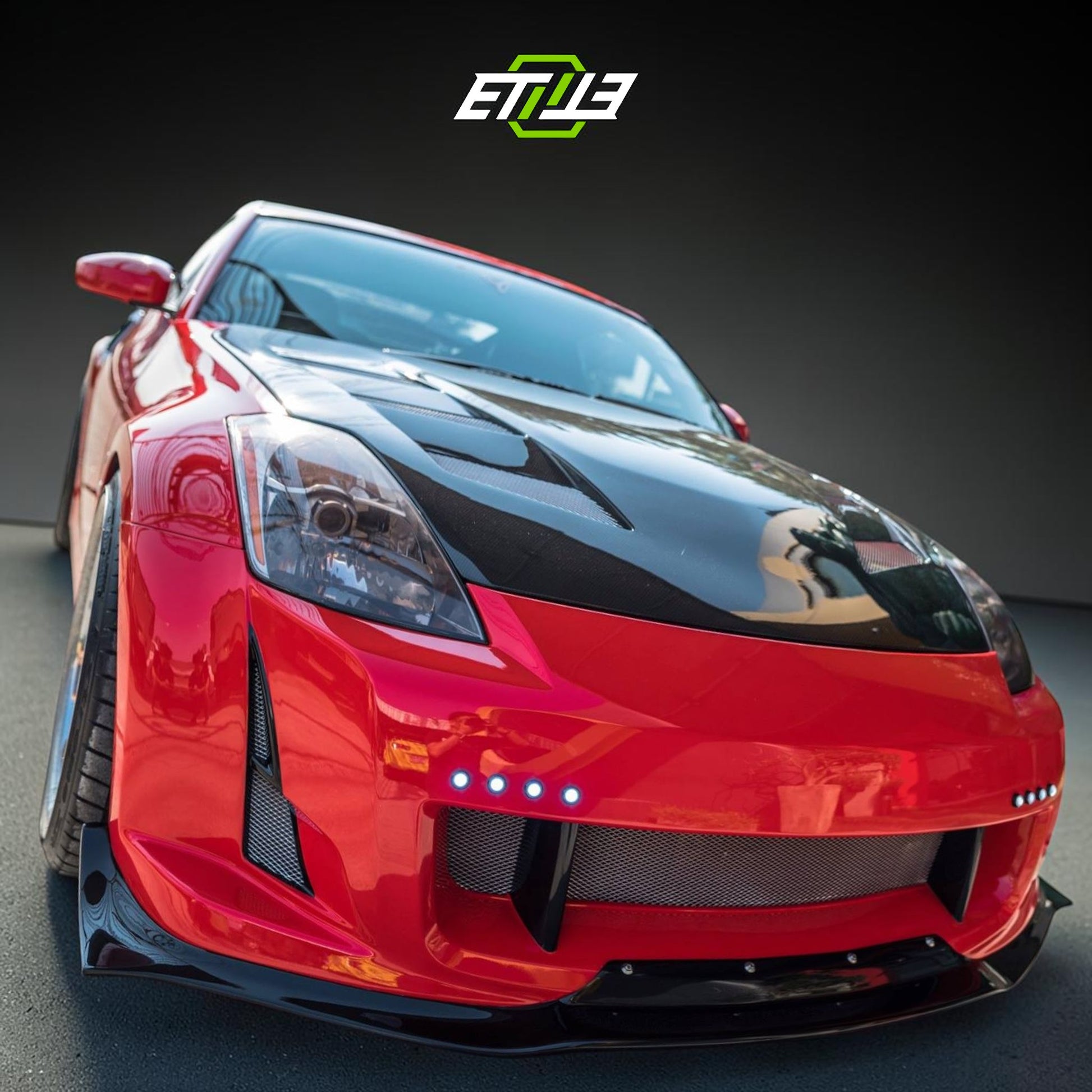 ETi Nissan 350Z MC Superleggera Carbon Fiber Hood | SKU: ETI-HN02100-CF | ID: 10658250883353 | Shopifydevstudio