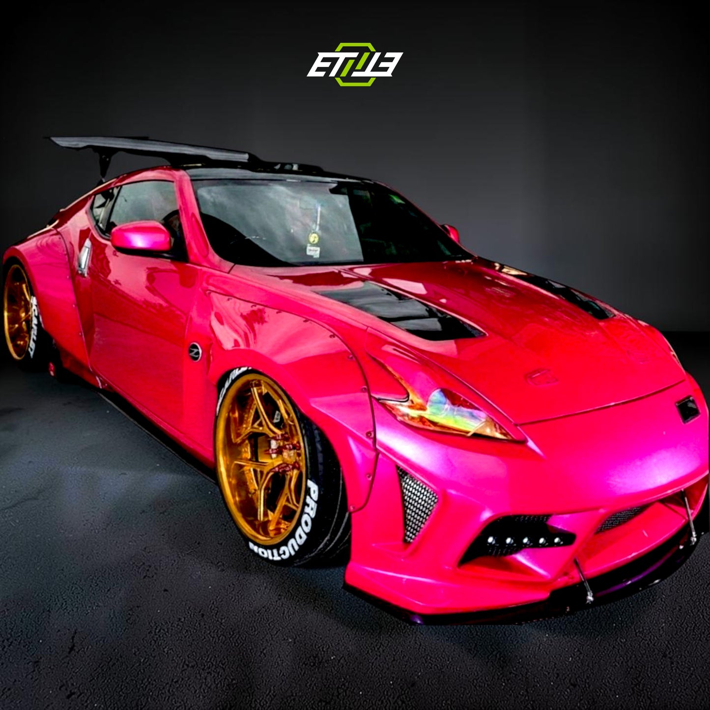 ETi Nissan 370Z (Pink) Widebody W3 Body Kit