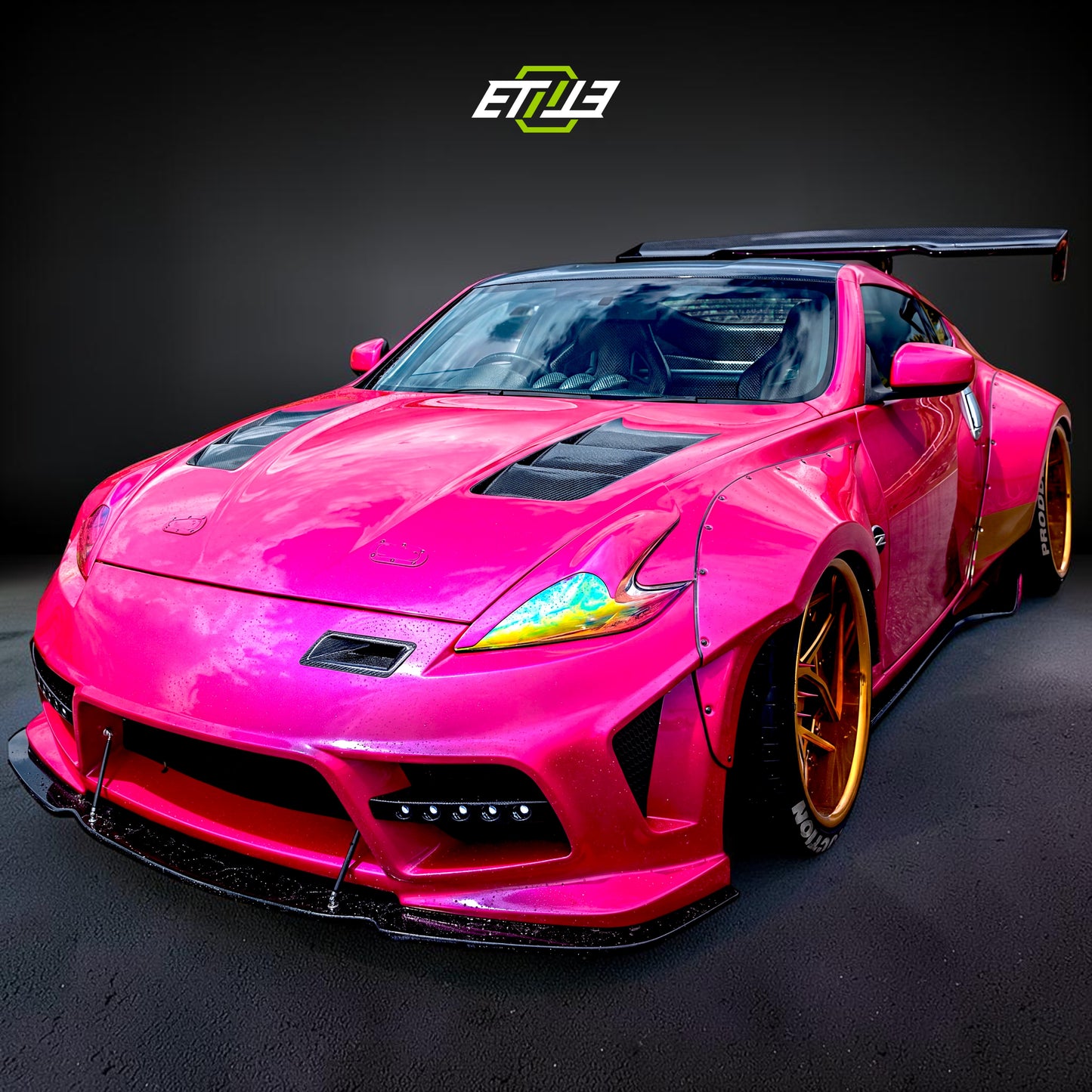ETi Nissan 370Z (Pink) Widebody W3 Body Kit