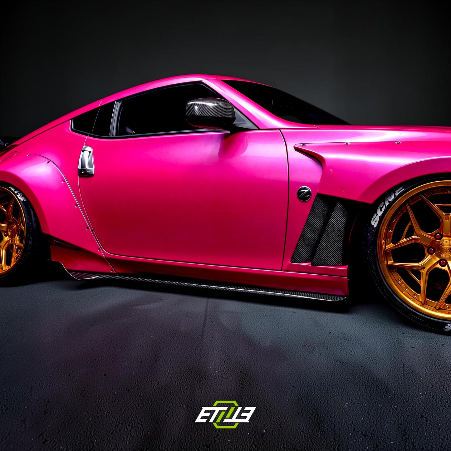 ETi Nissan 370Z (Pink) Widebody W3 Body Kit