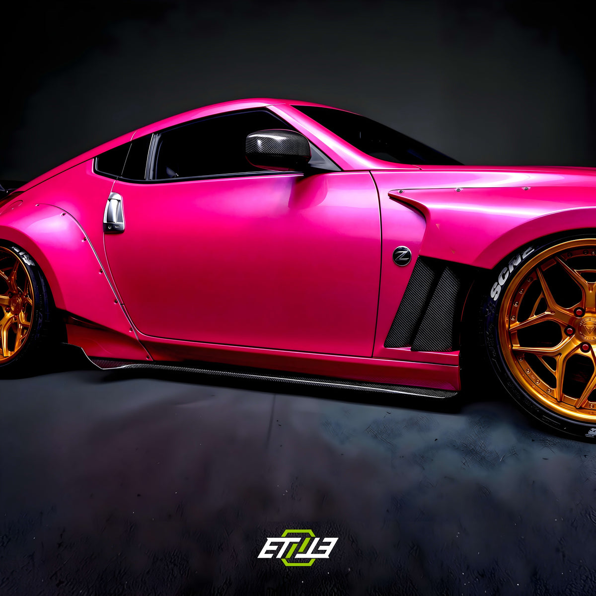 ETi Nissan 370Z (Pink) Widebody W3 Body Kit