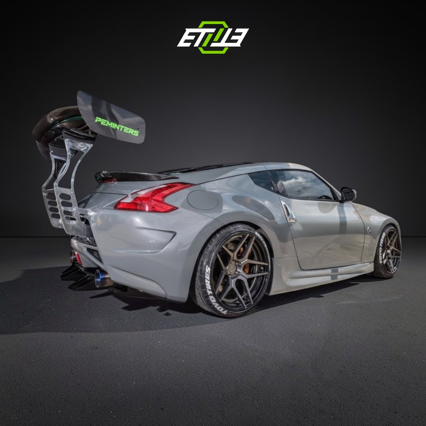 ETi Nissan 370Z Swan Neck Rear Spoiler - Photo 5