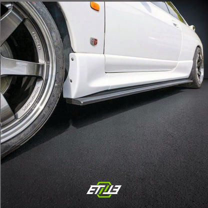 ETi Nissan GTR R33 Vacuum Carbon Fiber Side Skirt Extension | SKU: UNKNOWN-SKU | ID: 10658239185177 | Shopifydevstudio