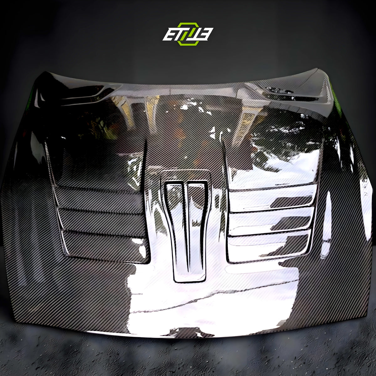 ETi Nissan R35 Dry Carbon Hood