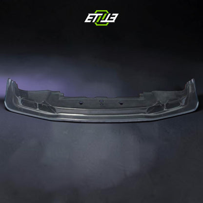 R34 front splitter with undertray — bespoke carbon, front view, ETi