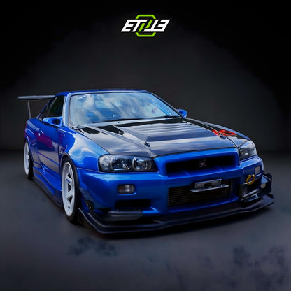 ETi Nissan Skyline R34 Front Splitter with Undertray