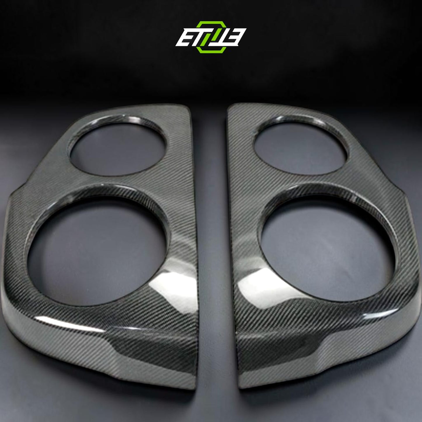 R34 tail light covers — precision-fit detail, ETi