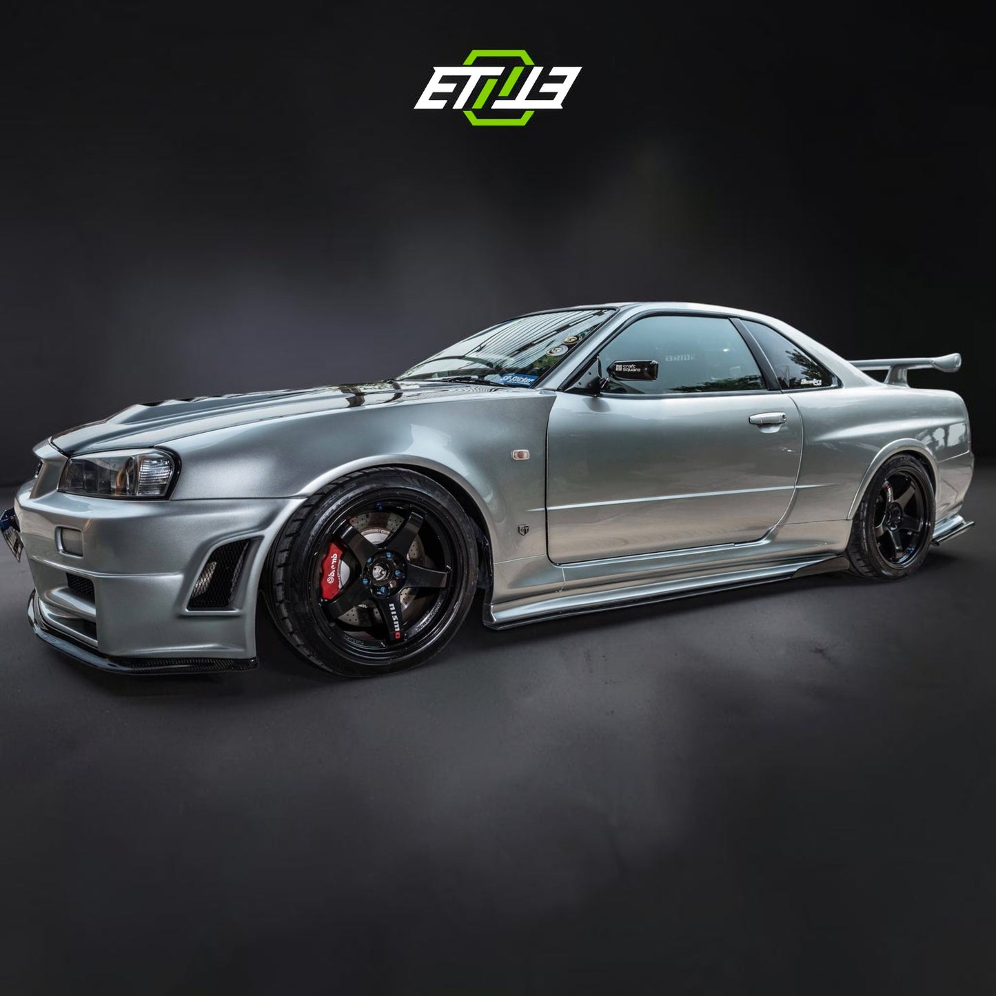 R34 Z-Tune style front fenders — bespoke carbon, surface detail, ETi