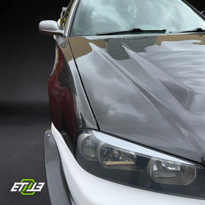 R34 Z-Tune style front fender — bespoke carbon, mounting detail, ETi