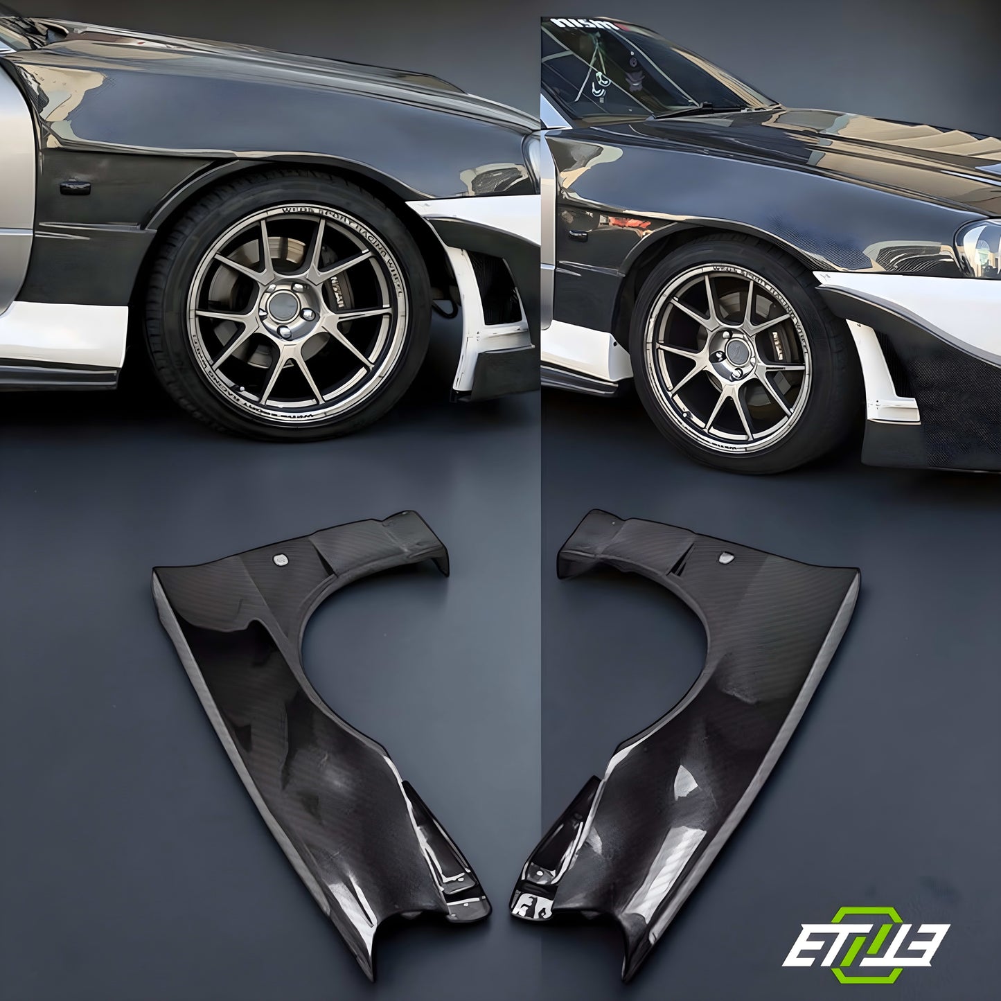 ETi Nissan Skyline R34 Z-Tune Style Front Fenders