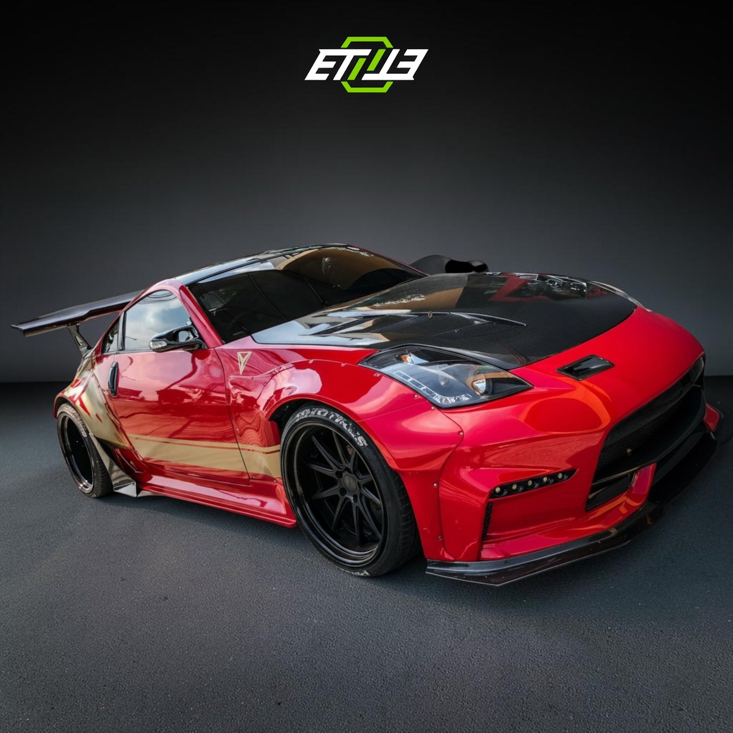 ETi NISSAN S14 MC ETi V2 Carbon Fiber Hood | SKU: ETI-HN001002-CF | ID: 10658249310489 | Shopifydevstudio