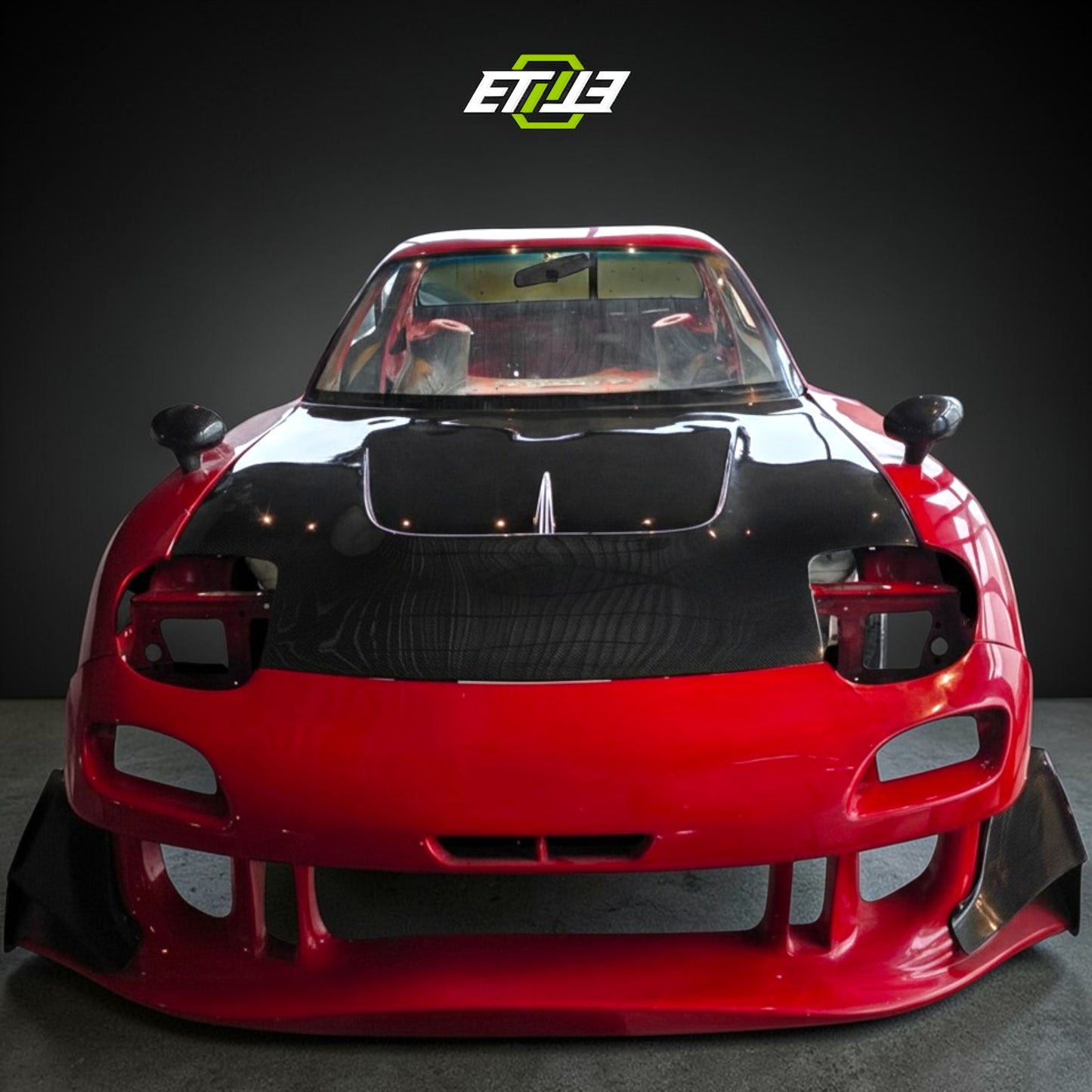Mazda RX-7 (FD3S) Mazdaspeed Style Carbon Fiber Hood