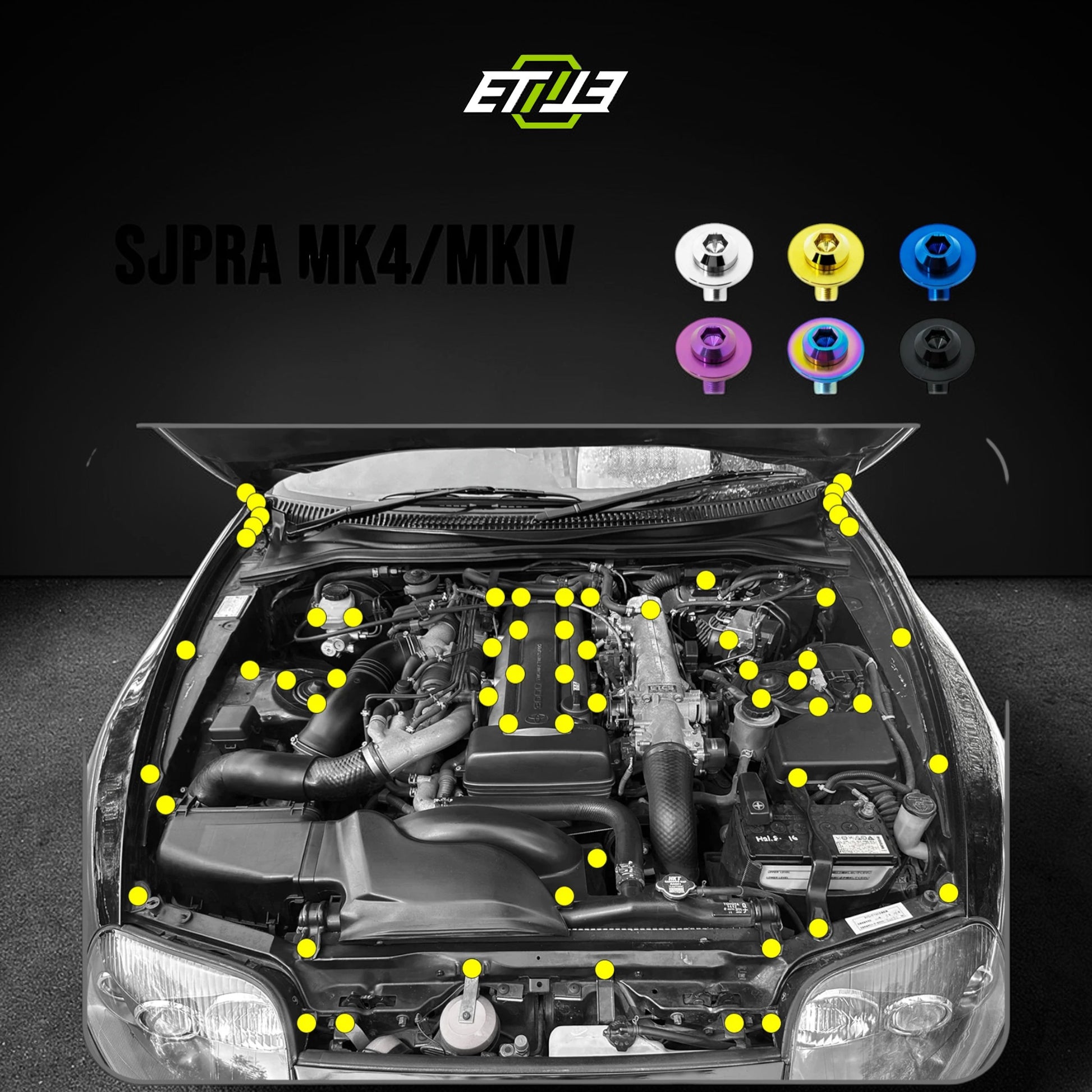 ETi Supra Titanium Bolt Kit