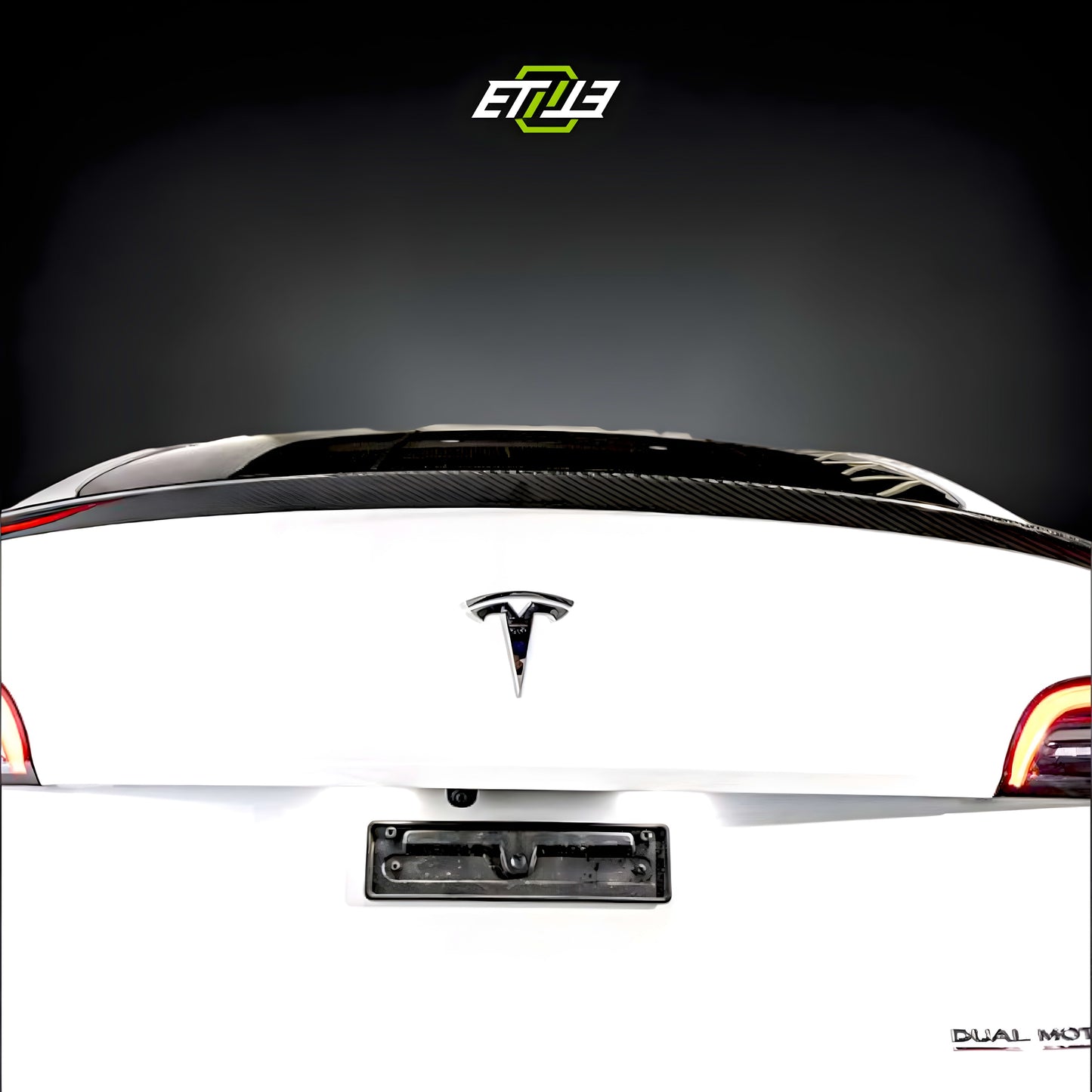 ETi Tesla Model 3 Dry Carbon Spoiler