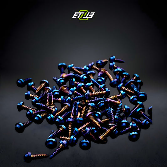 ETi Titanium Hood Bolt Upgrade – 4-Piece Set