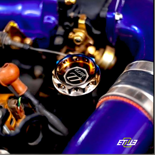 ETi Titanium Oil Cap