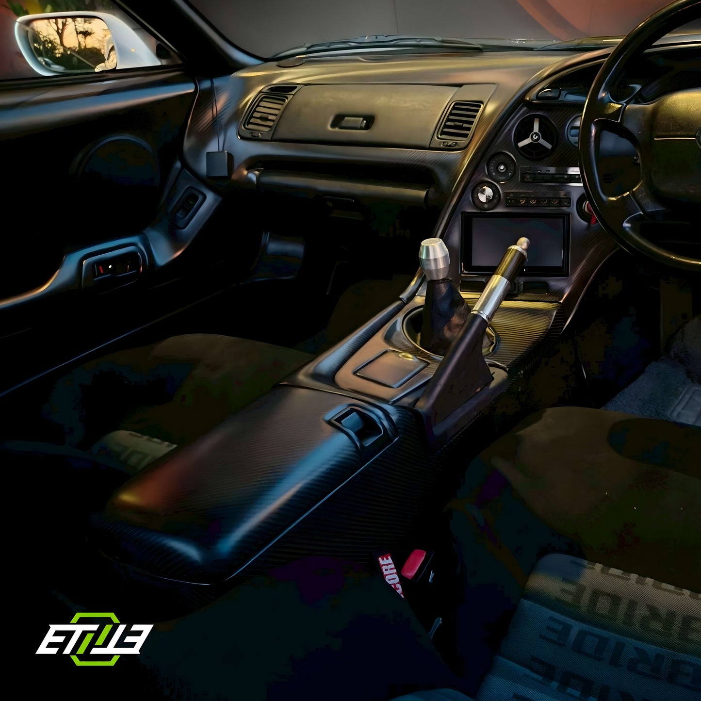 ETi Toyota Supra MKIV Carbon Fiber Center Console RHD
