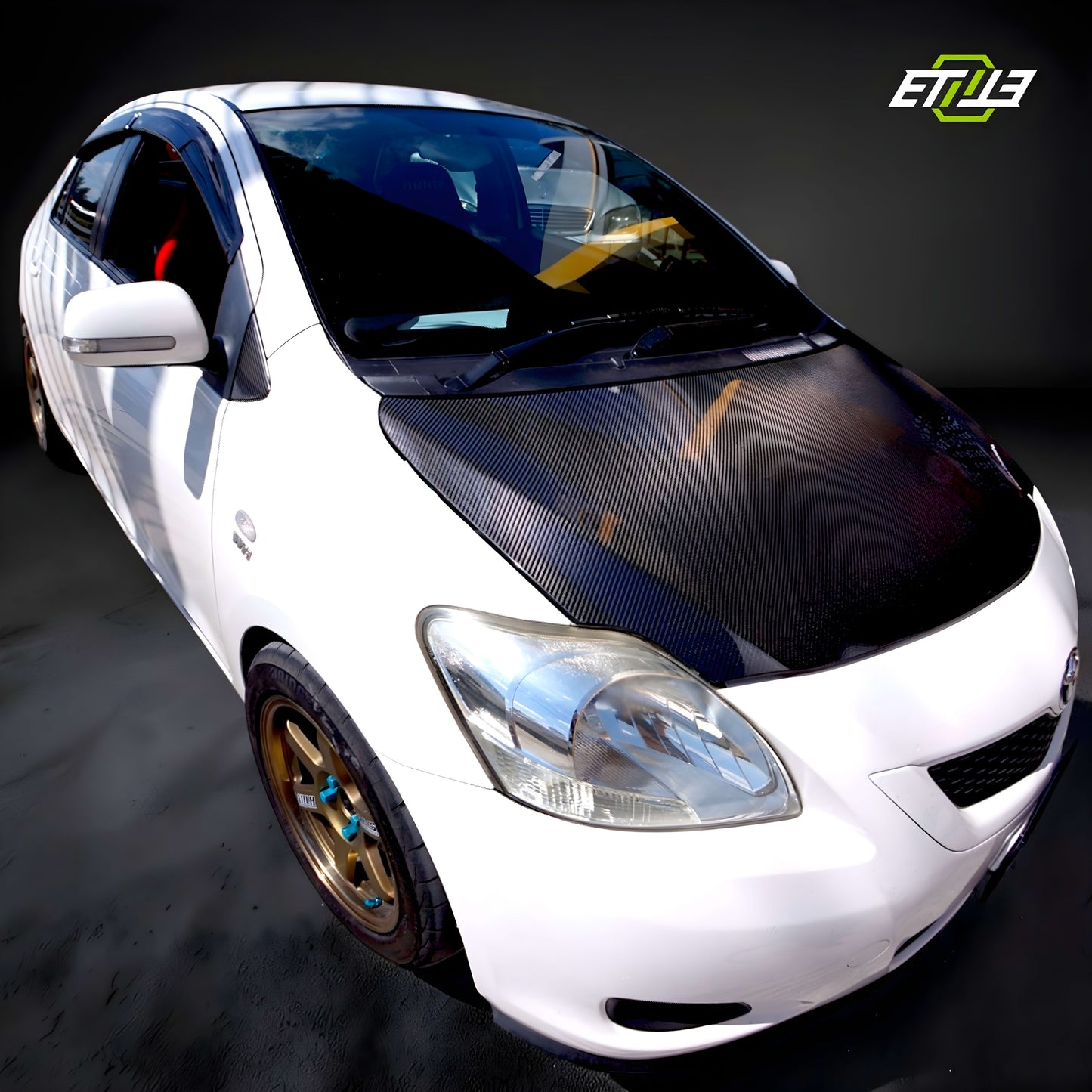 ETi Toyota Vios New 2012 OEM Carbon Fiber Hood