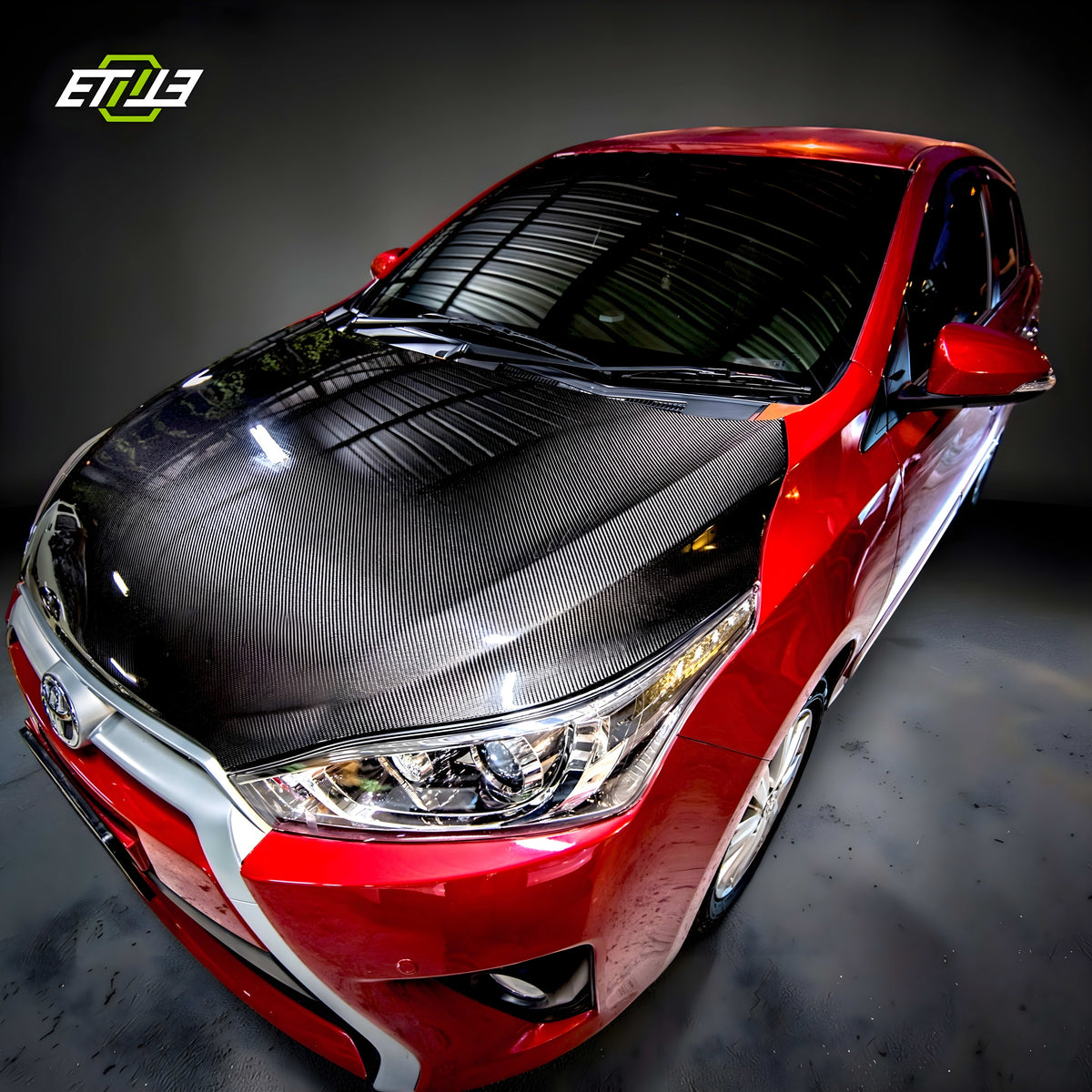 ETi Toyota Yaris OEM Carbon Fiber Hood
