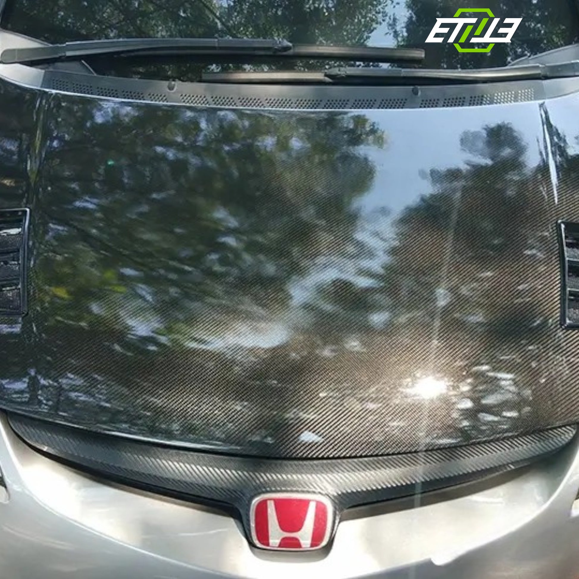 Honda Civic 2006 Mugen Style Carbon Fiber Hood | Shopifydevstudio