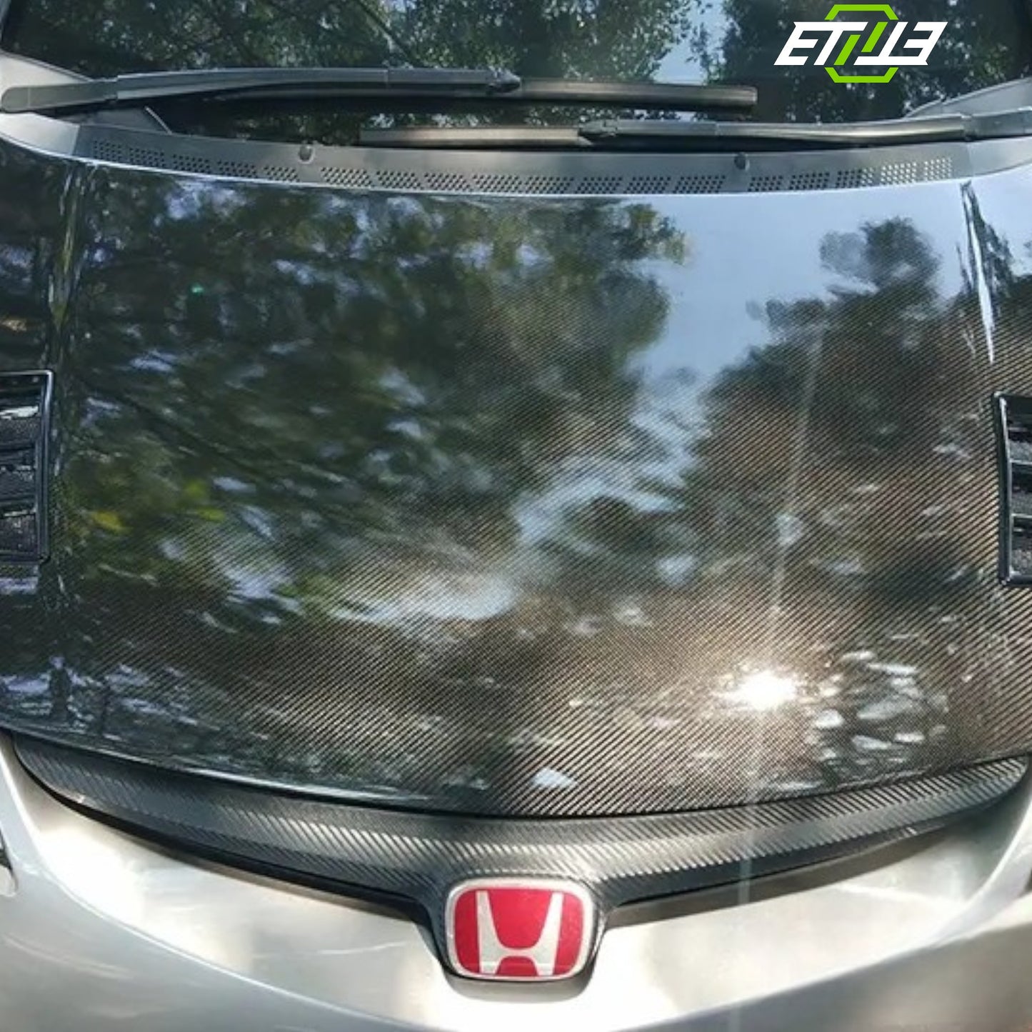 Honda Civic 2006 Type R Style Carbon Fiber Hood | Shopifydevstudio