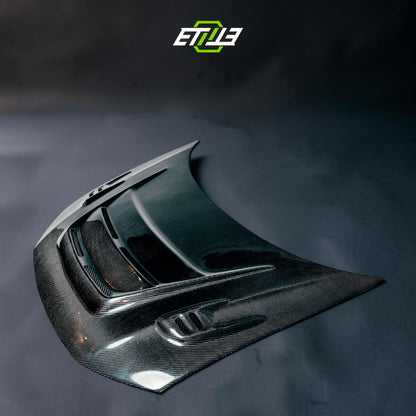 Honda Civic 2012 FB J's Racing Style Carbon Fiber Hood | Shopifydevstudio