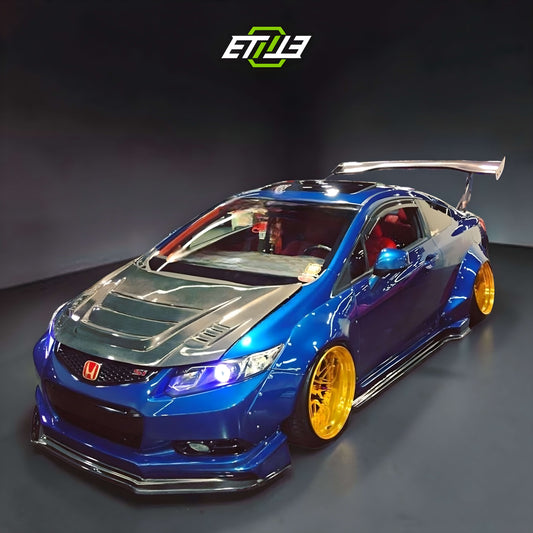 Honda Civic 2012 FB J's Racing Style Carbon Fiber Hood