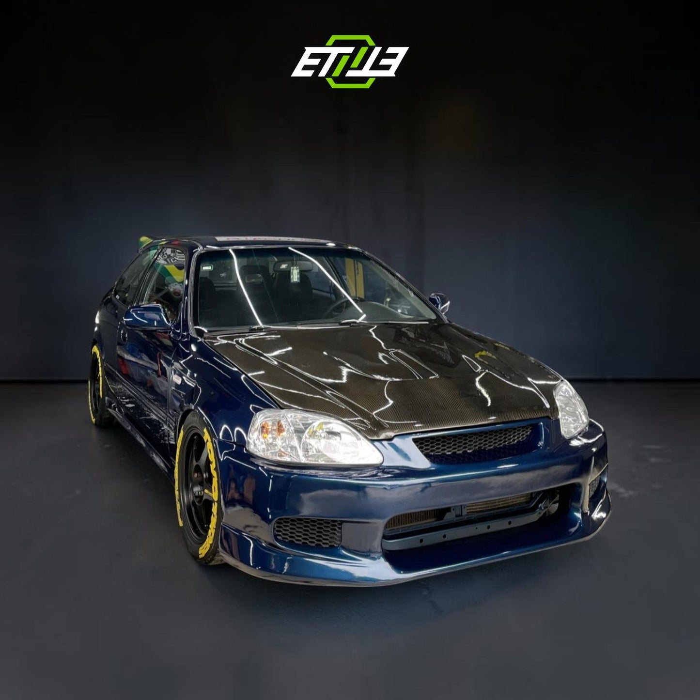 Honda Civic EK Big Eye 96 C-West Style Front Bumper