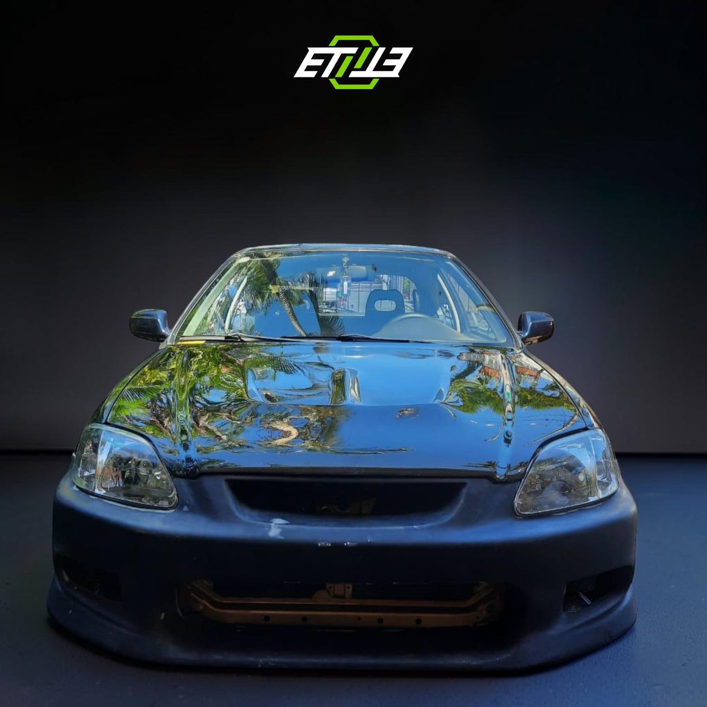 Honda Civic EK Big Eye 96 C-West Style Front Bumper