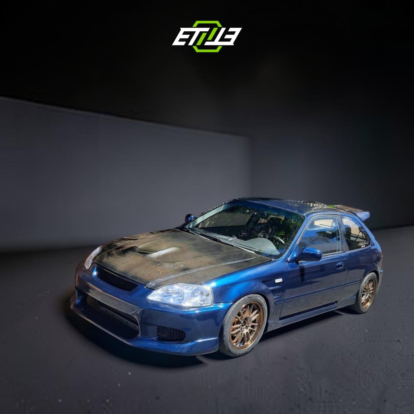 Honda Civic EK Big Eye 96 C-West Style Front Bumper