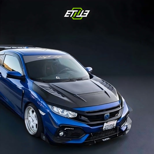 Honda Civic FK Batman Vented Style Hood