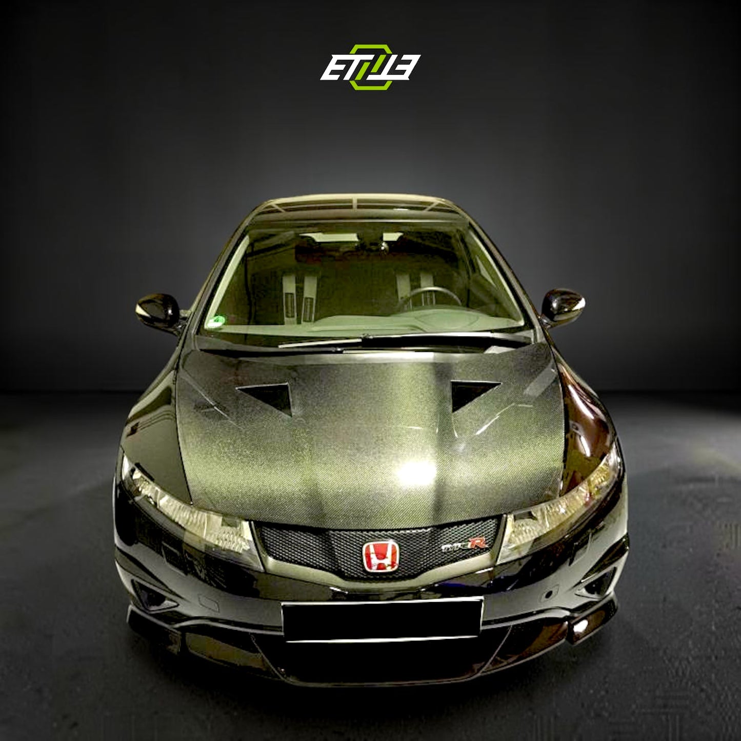 Honda Civic FN2 Mugen RR Style Carbon Fiber Hood | Shopifydevstudio
