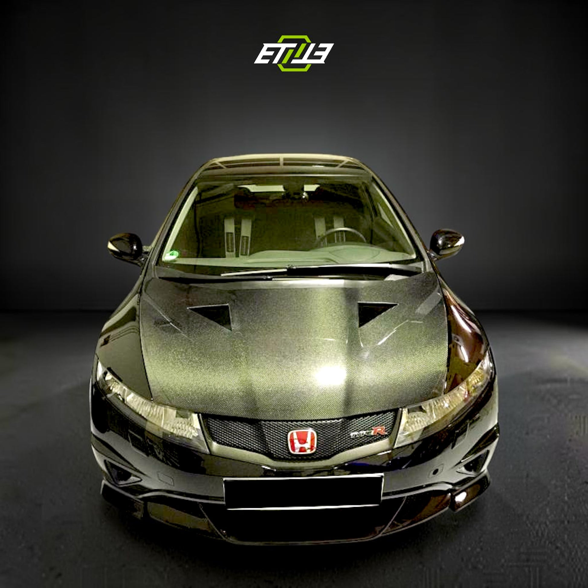 Honda Civic FN2 Mugen RR Style Carbon Fiber Hood | Shopifydevstudio