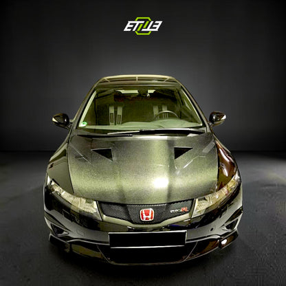 Honda Civic FN2 Mugen RR Style Carbon Fiber Hood | Shopifydevstudio