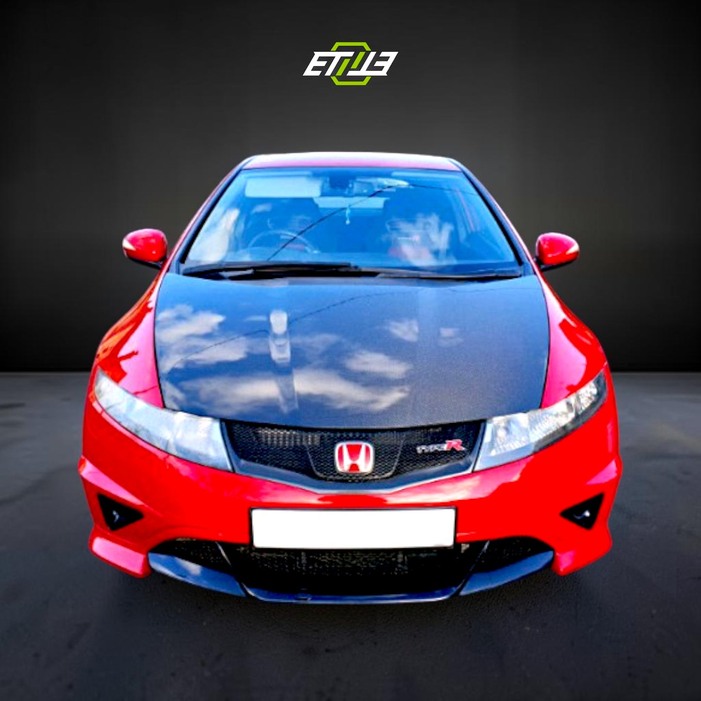 Honda Civic FN2 Mugen RR Style Carbon Fiber Hood | Shopifydevstudio