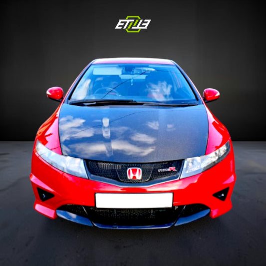 Honda Civic FN2 Mugen RR Style Carbon Fiber Hood | Shopifydevstudio