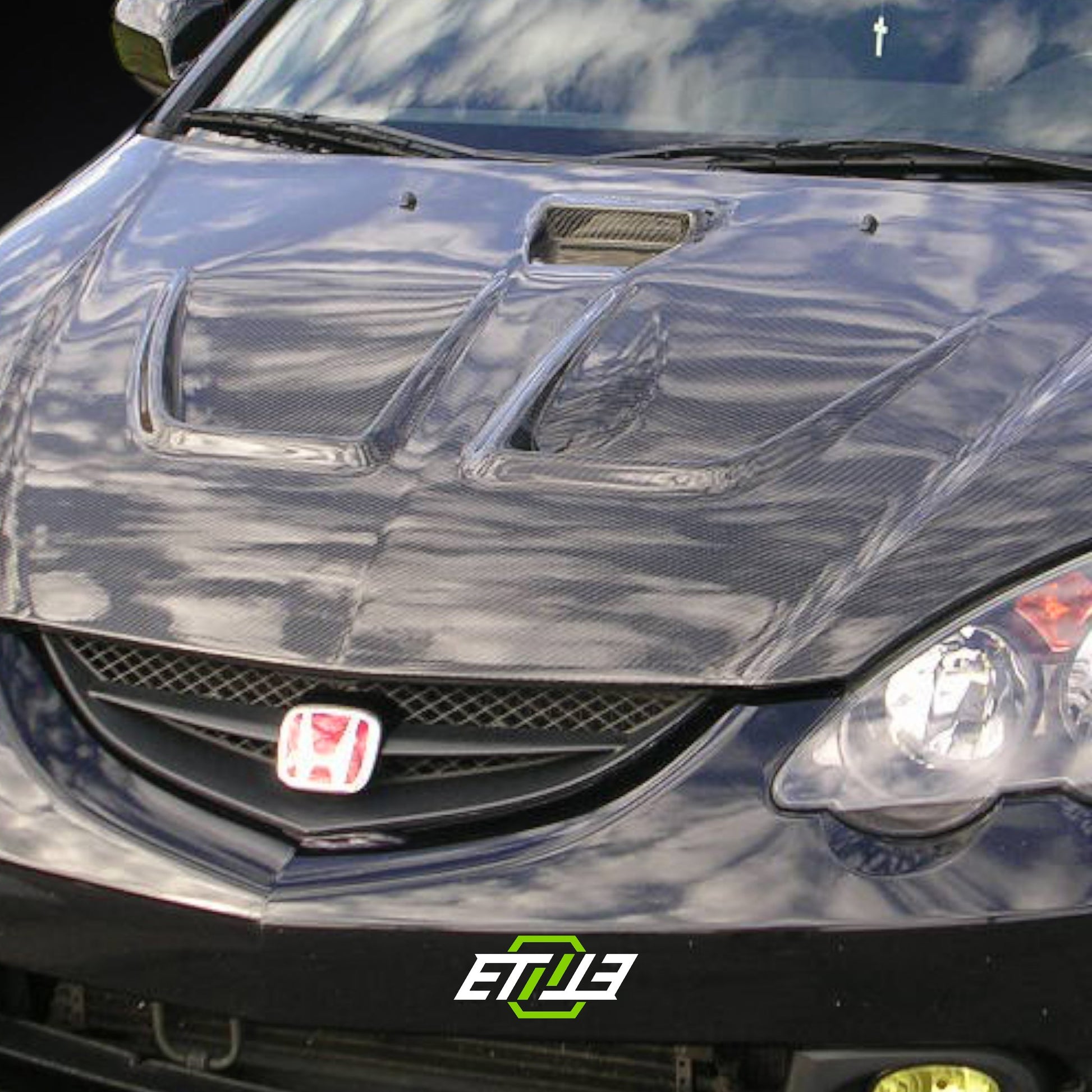 Honda DC5 Mugen Style Carbon Fiber Hood | Shopifydevstudio