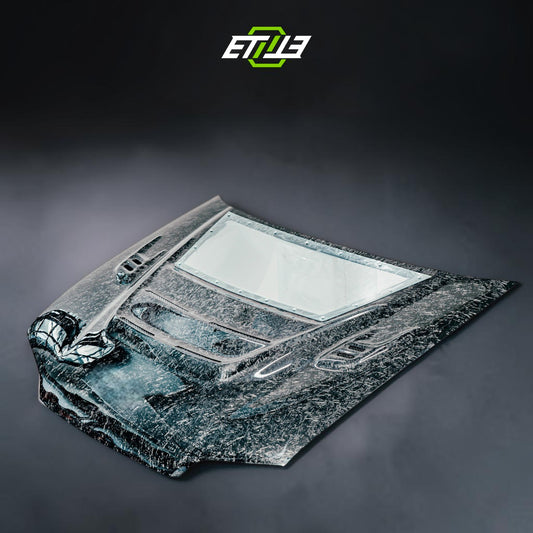 Honda EG Mod X Hybrid Style Carbon Fiber Hood | Shopifydevstudio