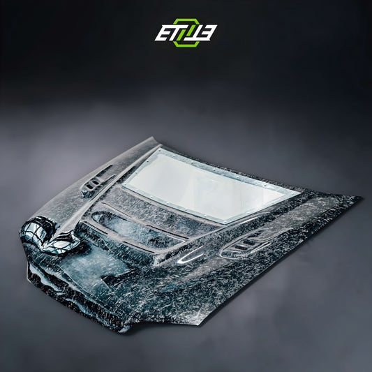 Honda EG Mod X Hybrid Style Carbon Fiber Hood