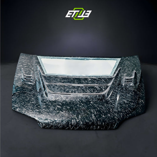 Honda EG Mod X Hybrid Style Carbon Fiber Hood
