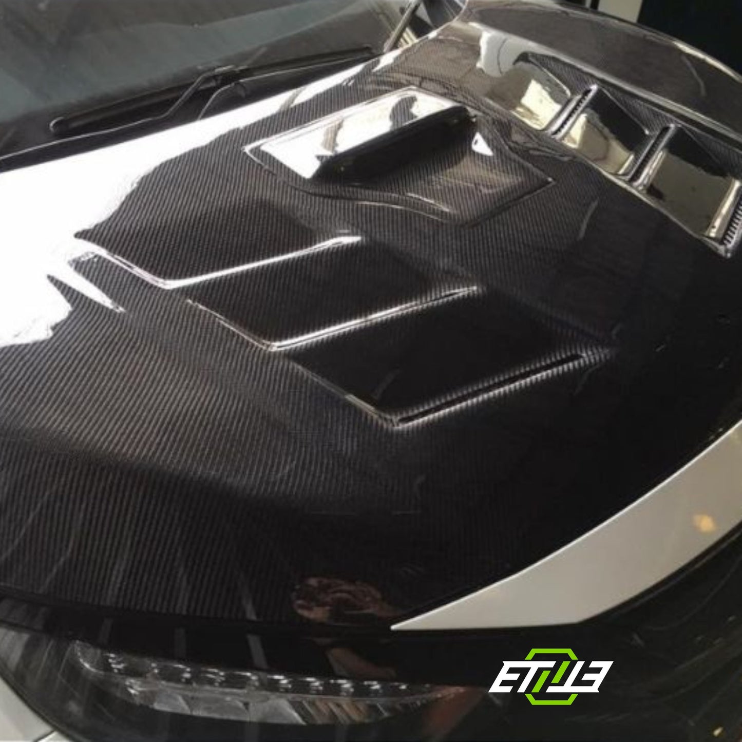 Honda FC/FK V Shape Vented Style Hood | Shopifydevstudio